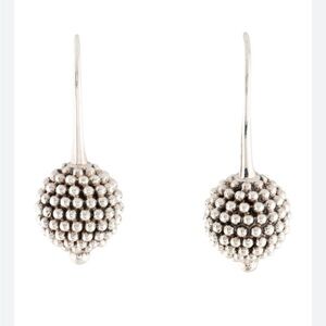 LAGOS Sterling Silver Caviar Ball Drop earrings